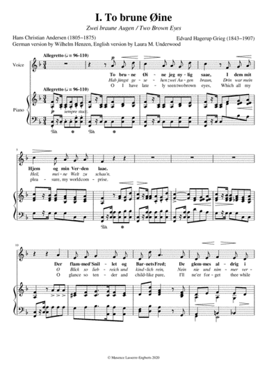 Hjertets melodier (Melodies of the Heart) [Low Voice] (arr. Maxence Lasserre-Engberts)