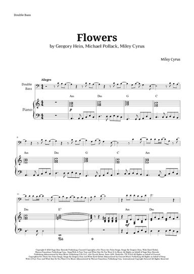 Flowers (arr. Langanho)