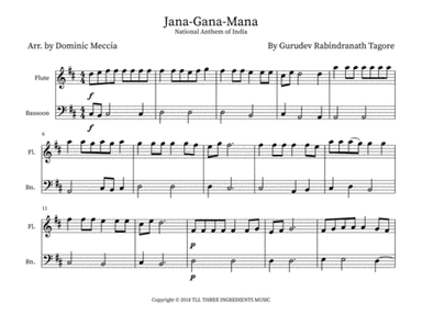 Jana Gana Mana (arr. Dominic Meccia)