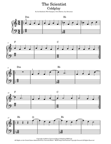 The Scientist (arr. Dennis Cheng)