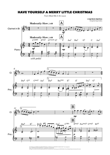 Have Yourself A Merry Little Christmas (arr. Tiago Cordeiro)