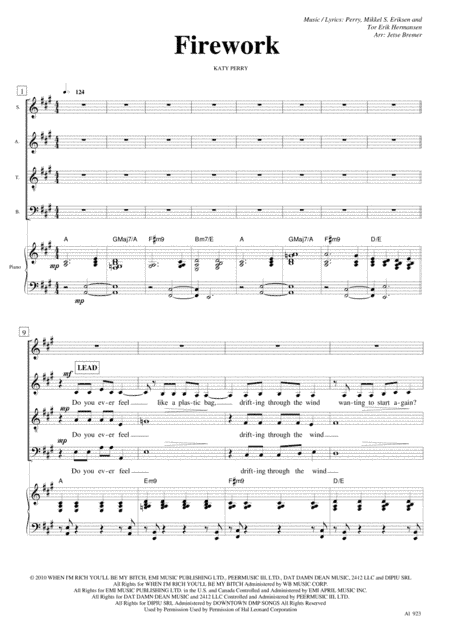 Firework (arr. Jetse Bremer)
