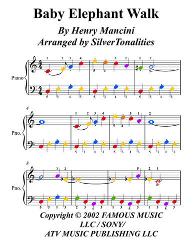 Baby Elephant Walk (arr. SilverTonalities)