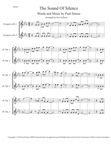 The Sound Of Silence (arr. Kevin Busse)