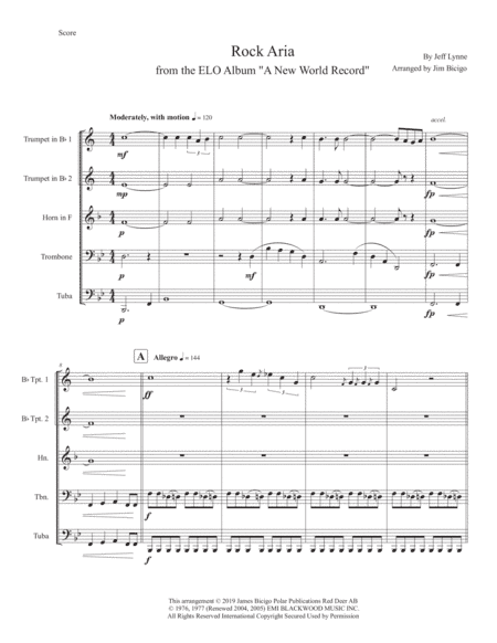 Rockaria (arr. Jim Bicigo)
