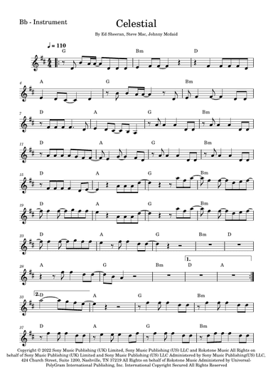 Celestial (arr. Fabio Eduardo de Oliveira)