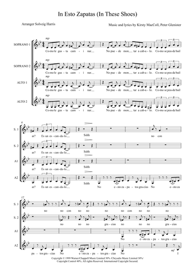 In These Shoes (arr. Solveig Harris)