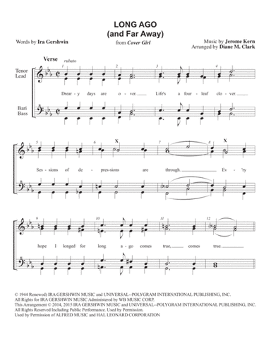 Long Ago (and Far Away) (arr. Diane M. Clark)