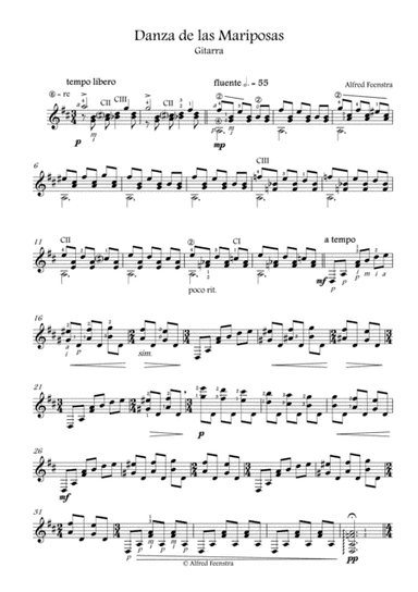 Danza de las mariposas, dancing of the butterflies