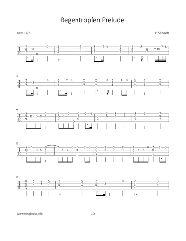 Regentropfen Prelude (arr. Bettina Schipp)