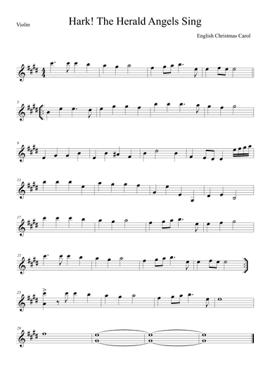 Hark! The Herald Angels Sing (arr. Brenton Edgecombe)