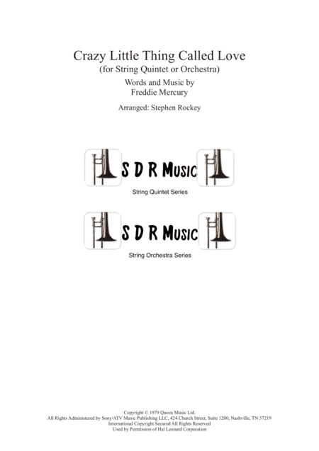 Crazy Little Thing Called Love (arr. Stephen Rockey)