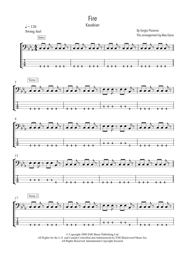 Fire (arr. Alex Davis)