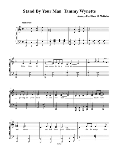 Stand By Your Man (arr. Diane M. McGahee)