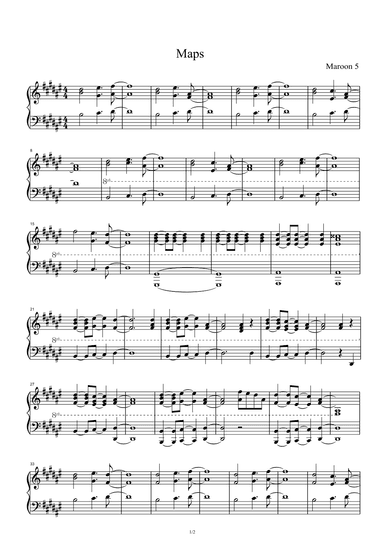 Maps (arr. Maroon 5)