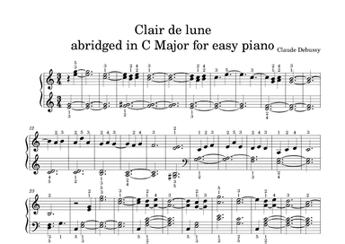 Clair de lune (arr. Christina Magallanes Jones)
