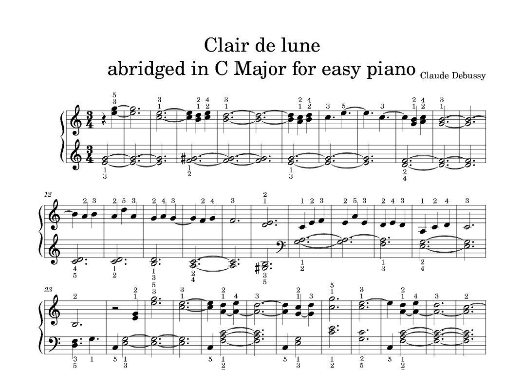 Clair de lune (arr. Christina Magallanes Jones)