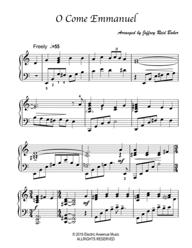 O Come Emmanuel arr. Jeffrey Reid Baker (arr. Jeffrey Reid Baker)