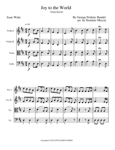 Joy To The World (arr. Dominic Meccia)
