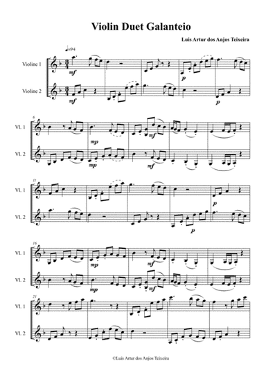 Violin Duet Galanteio