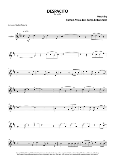 Despacito (arr. Joe Securis)