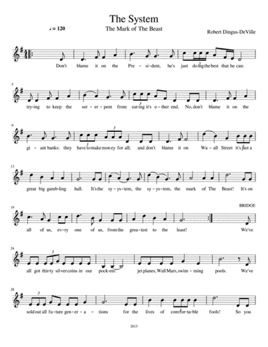 The System (The Mark of The Beast)