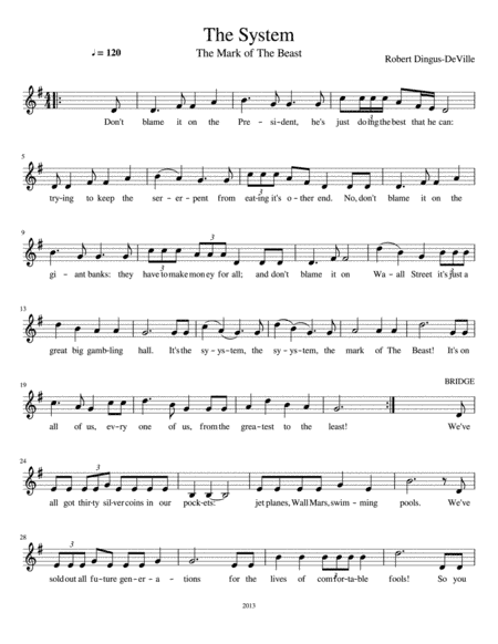 The System (The Mark of The Beast)