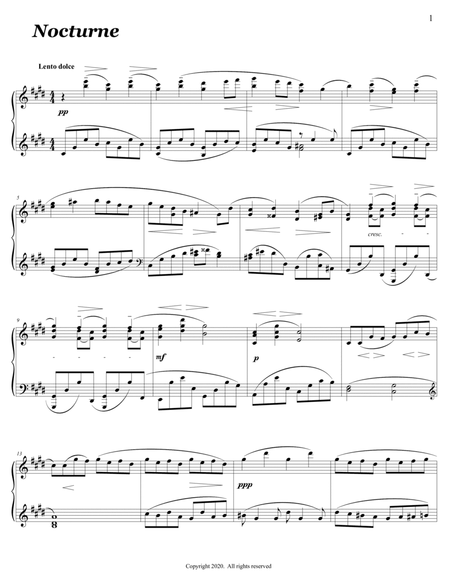 Nocturne in C-sharp minor