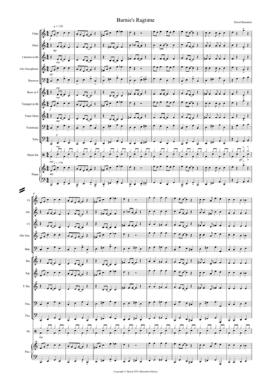 Burnie's Ragtime for School Wind Band