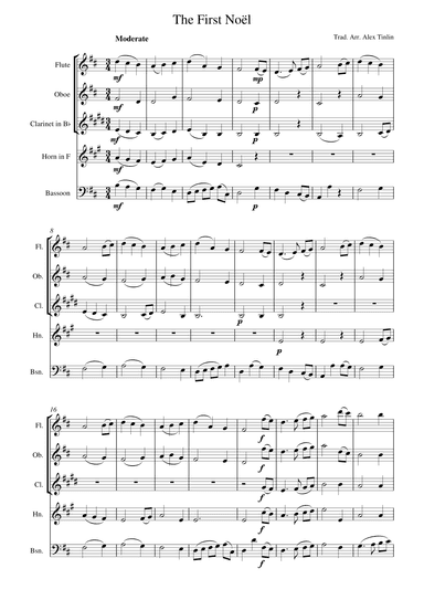 The First Noël (arr. Alex Tinlin)
