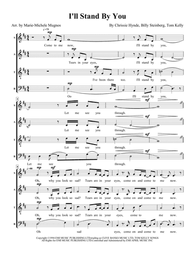 I'll Stand By You (arr. Marie-Michele Mugnos)