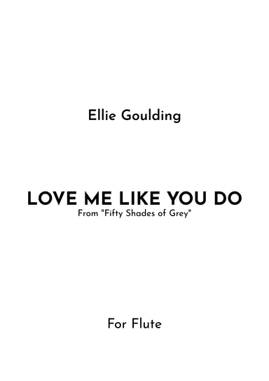 Love Me Like You Do (arr. Jireh J.)