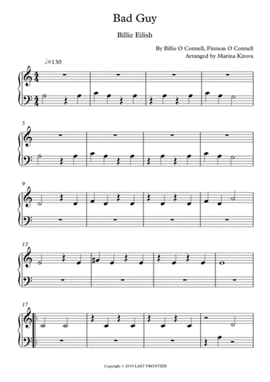 Bad Guy (arr. Marina Kirova)
