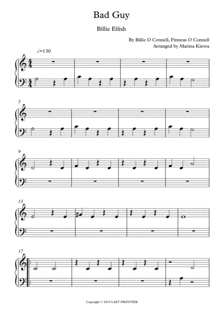Bad Guy (arr. Marina Kirova)