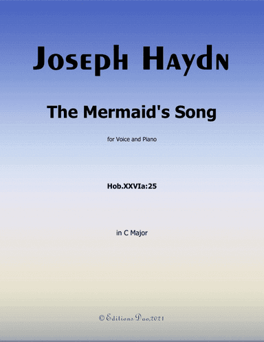 The Mermaid's Song, by Joseph Haydn, in C Major (arr. Editions Dao)
