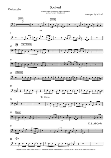 Soaked (arr. Matt Luff)