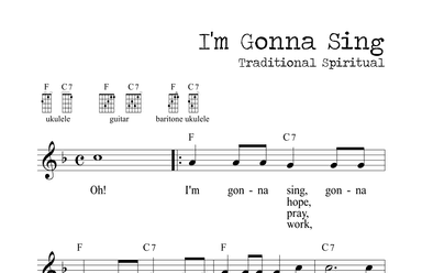 I'm Gonna Sing (Spiritual) (arr. M. Ryan Taylor)