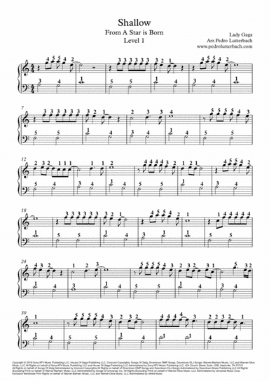 Shallow (arr. Pedro Lutterbach)