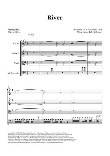 River (arr. Márcio Silva)