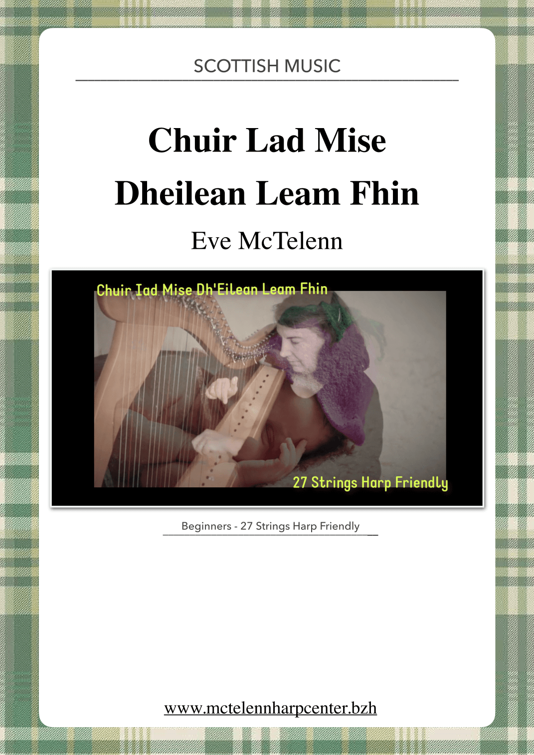 Chuir Lad Mise Dh'Eilean Team Fhin - beginner & 27 String Harp | McTelenn Harp Center (arr. Eve McTelenn)