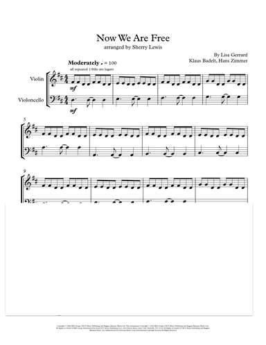 Now We Are Free (arr. Sherry Lewis)