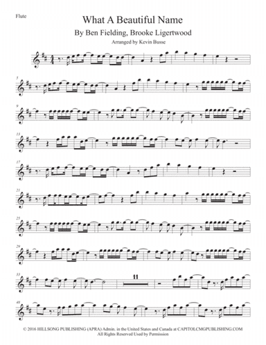 What A Beautiful Name (arr. Kevin Busse)