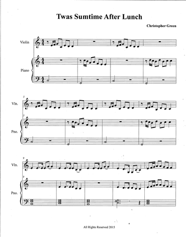 ‘Twas Sumtime after Lunch