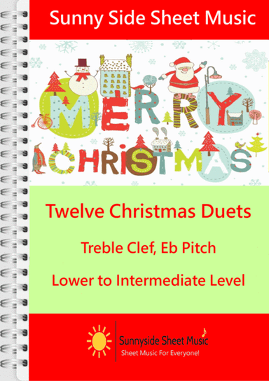 Twelve Christmas Duets - Treble Clef Eb Pitch (arr. Adam Hutchins Ltd)