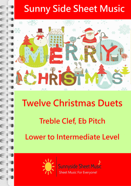 Twelve Christmas Duets - Treble Clef Eb Pitch (arr. Adam Hutchins Ltd)