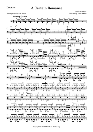 A Certain Romance (arr. Callum Jones)