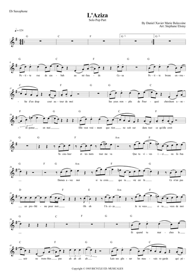 L' Aziza (arr. Stephane ELSINY)