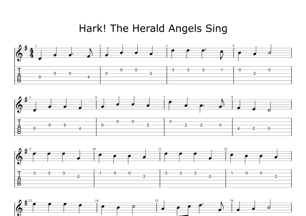 Hark The Herald Angels Sing (arr. Anderson Branco)
