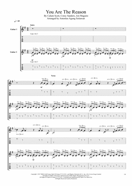 You Are The Reason (arr. Antonius Agung Setiawan)