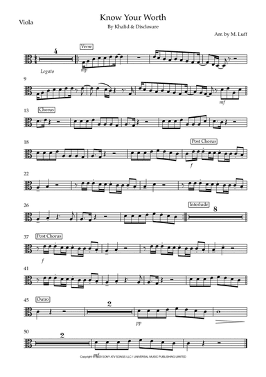 Know Your Worth (arr. Matt Luff)